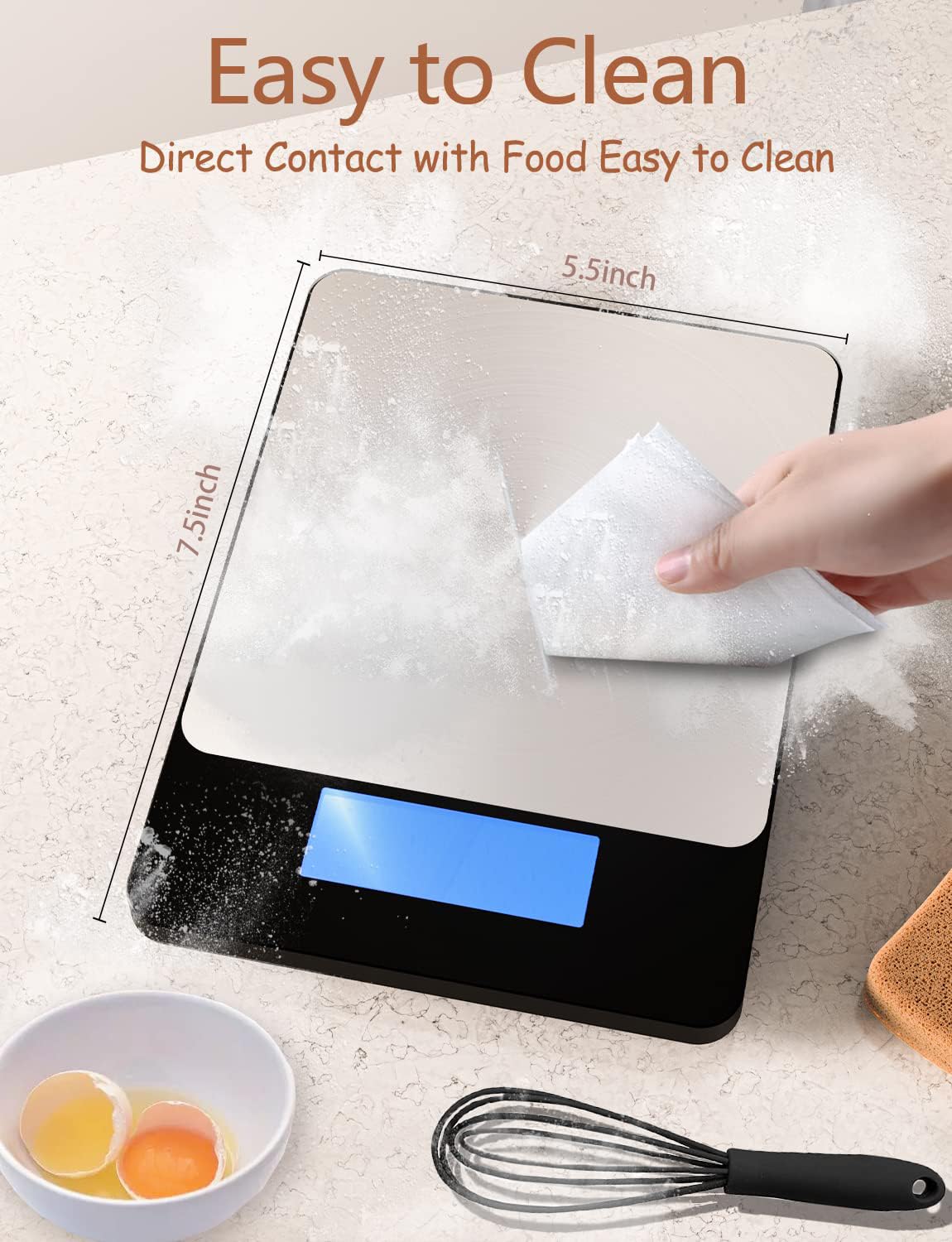 Balanza bascula digital para alimentos