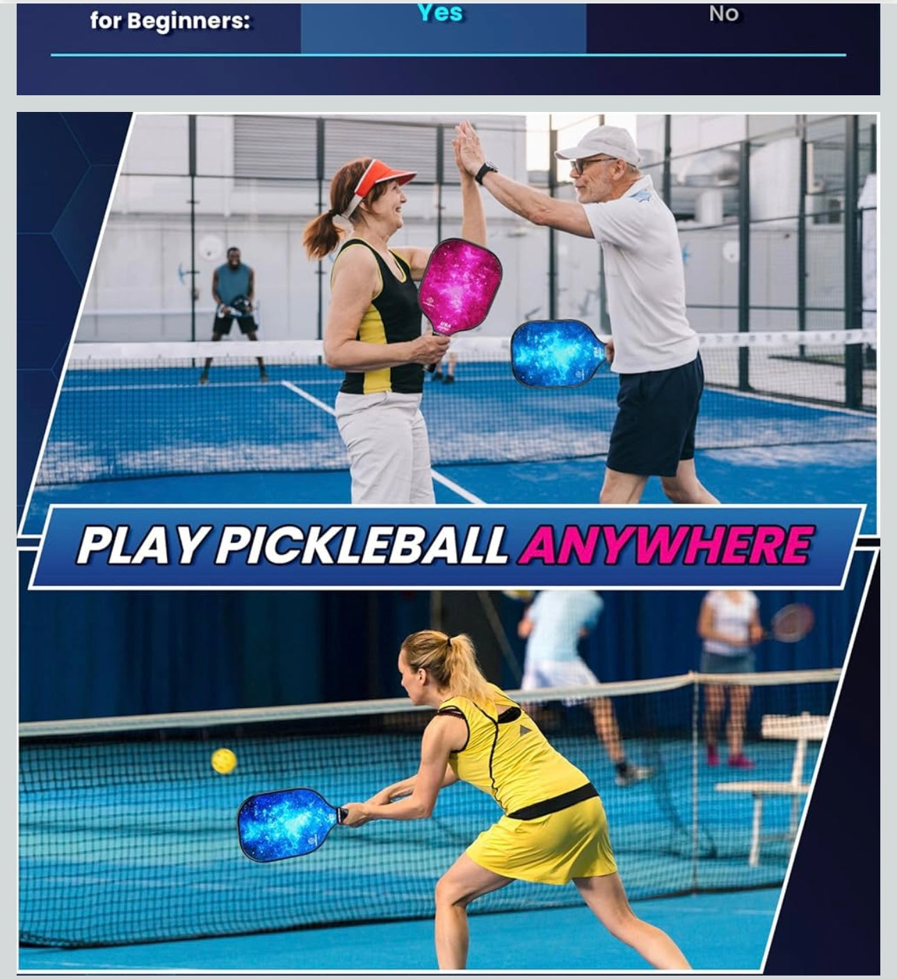Raqueta de Pickelball
