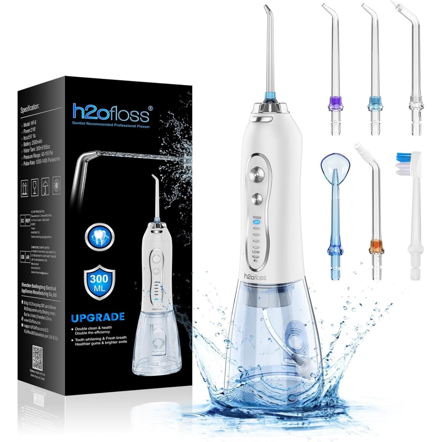 Irrigador Bucal Limpiador Dental De Agua Inalámbrico