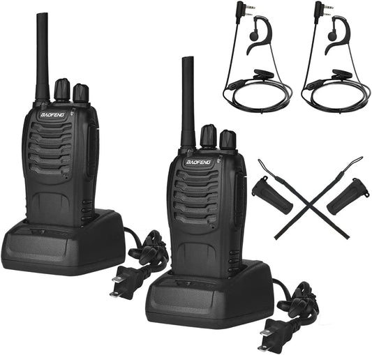 Radio walkie talkie (combo de 2) BF-888S