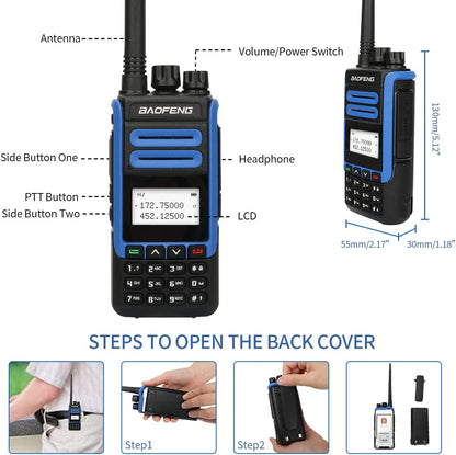 Radio BF-H7 10w Azul