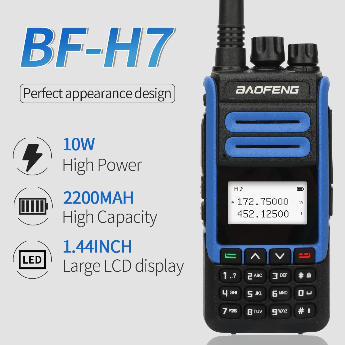 Radio BF-H7 10w Azul
