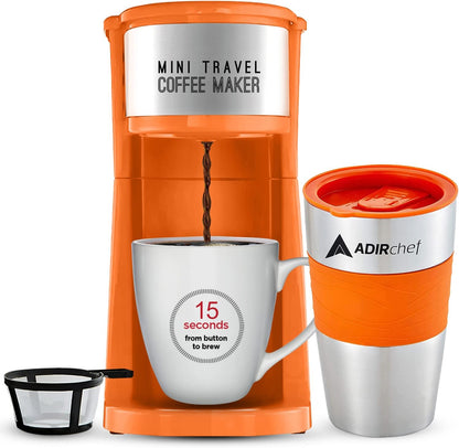 Cafetera de Viaje + Vaso Térmico 15oz