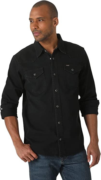 Camisa Jean Negra XXL