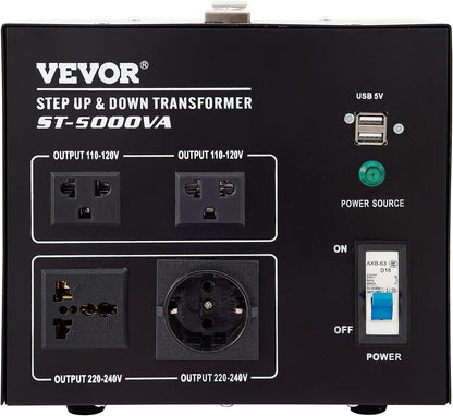 Transformador 5000w 110v a 240v y 240v a 110v