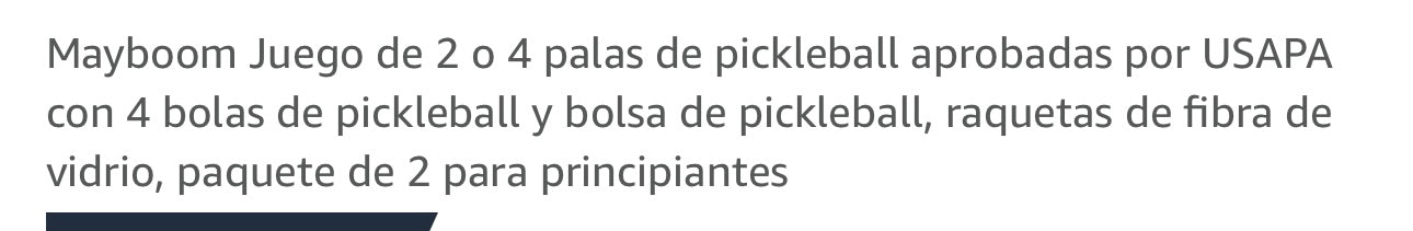 Raqueta de Pickelball