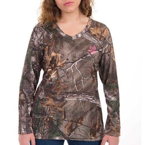 Franela Realtree Dama Manga Larga Talla M