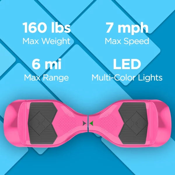 Patineta Electrica Hoverboard Con Luces Led Hover-1 I-200