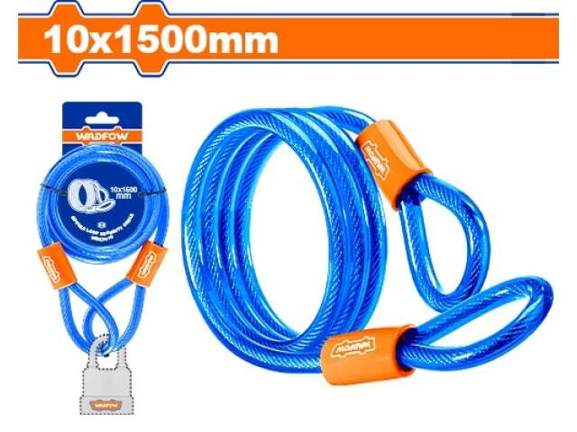 Guaya cable de seguridad 1.50 mts x 10 mm
